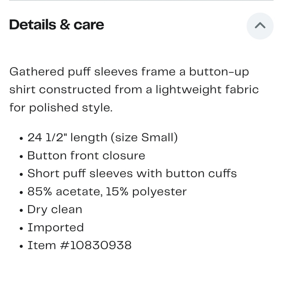 Frame Gillian Puff Sleeve Top Black Button Down Animal Stripe Pattern Silky SM - Picture 3 of 13